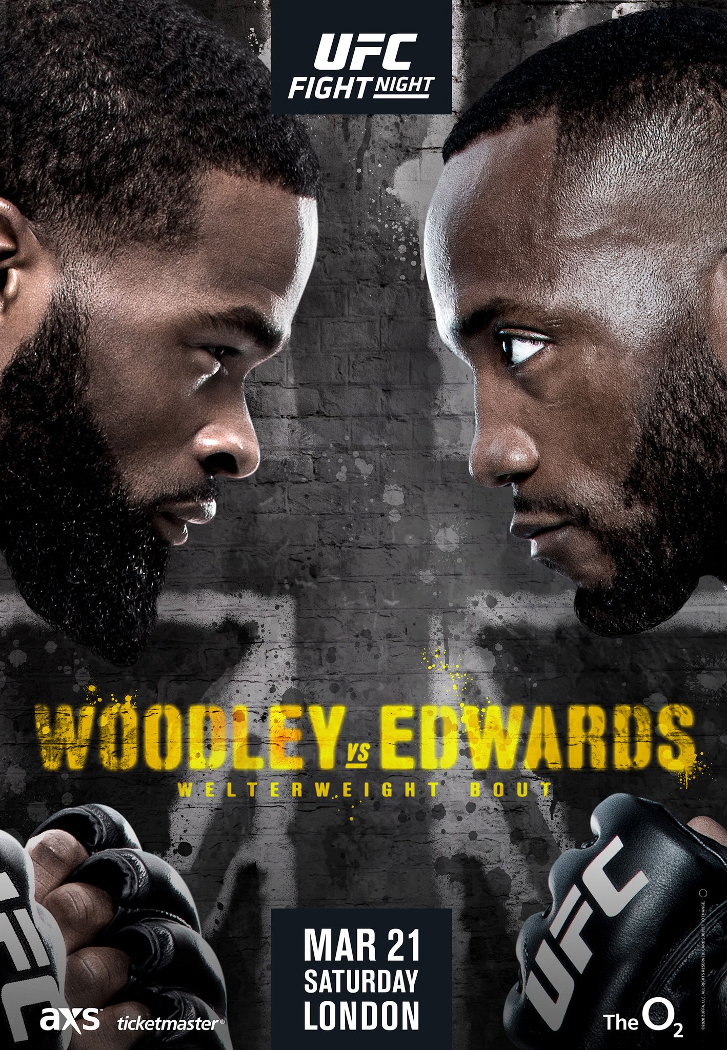 UFC Fight Night 171 Poster February 15, 2020