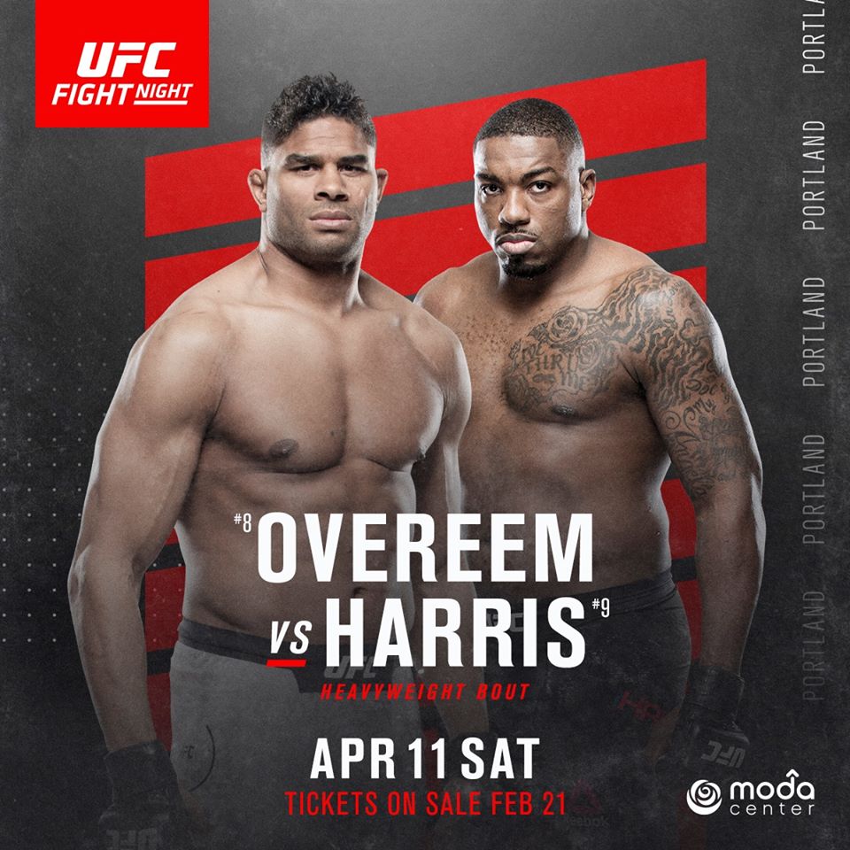 UFC Fight Night 172 Poster February 25, 2020