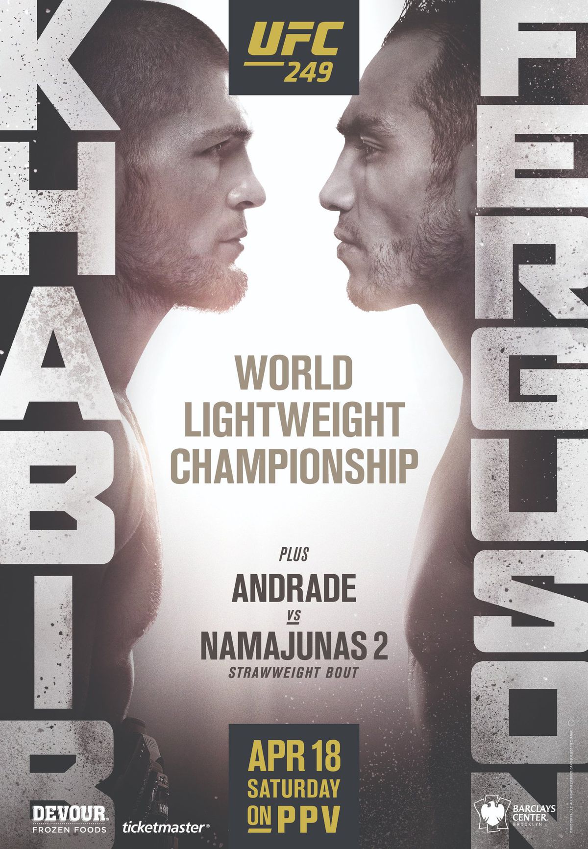 UFC 249 Poster February 25, 2020