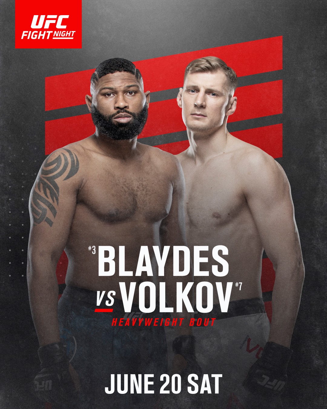 UFC Fight Night 173 Poster June 04, 2020