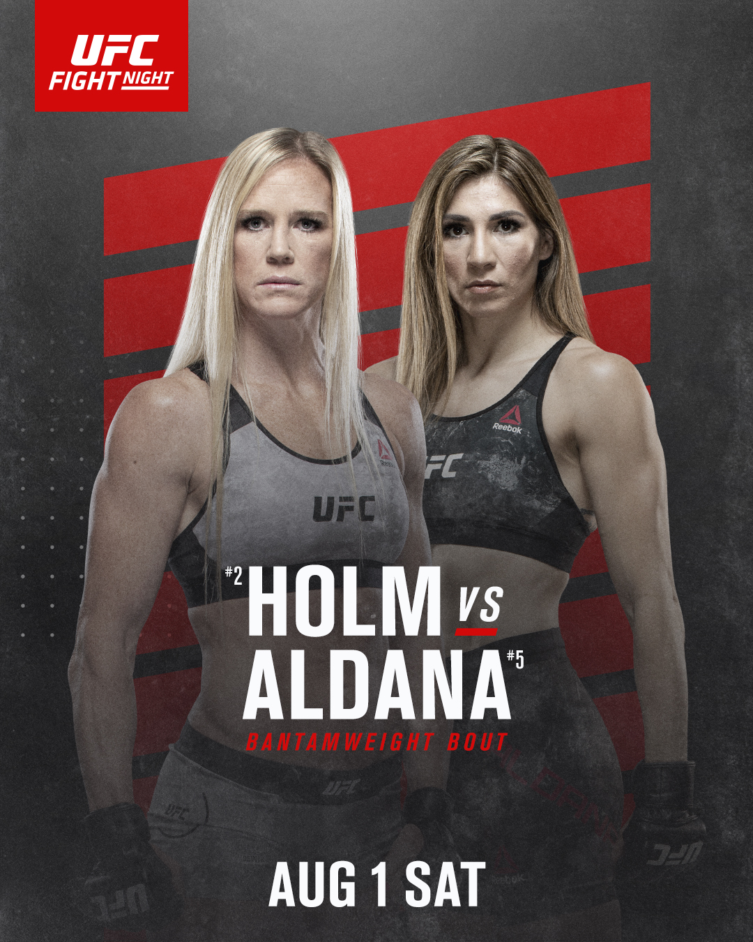 UFC Fight Night - Holm vs. Aldana Poster June 19, 2020