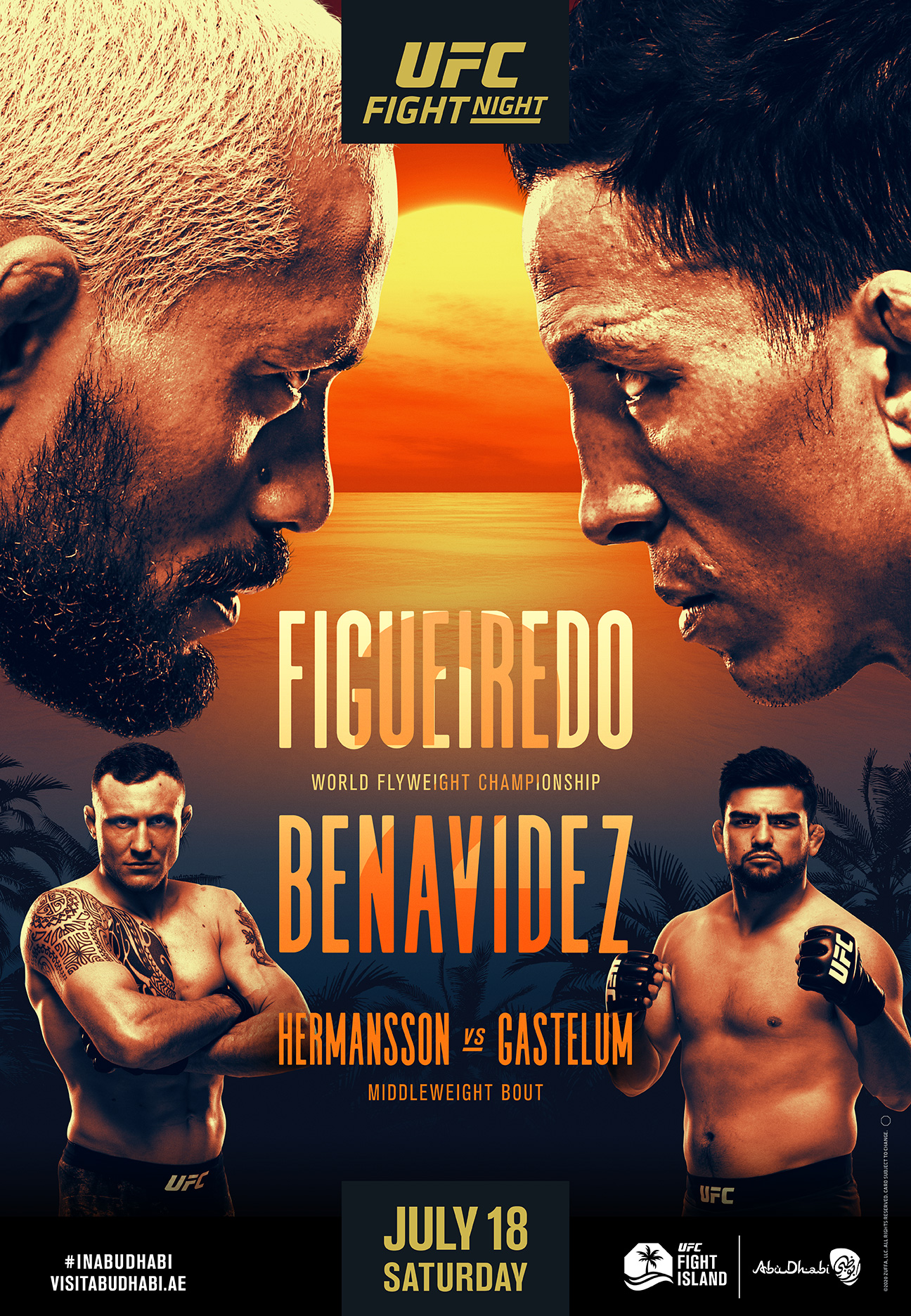 UFC Fight Night - Figueiredo vs. Benavidez 2 Poster June 28, 2020