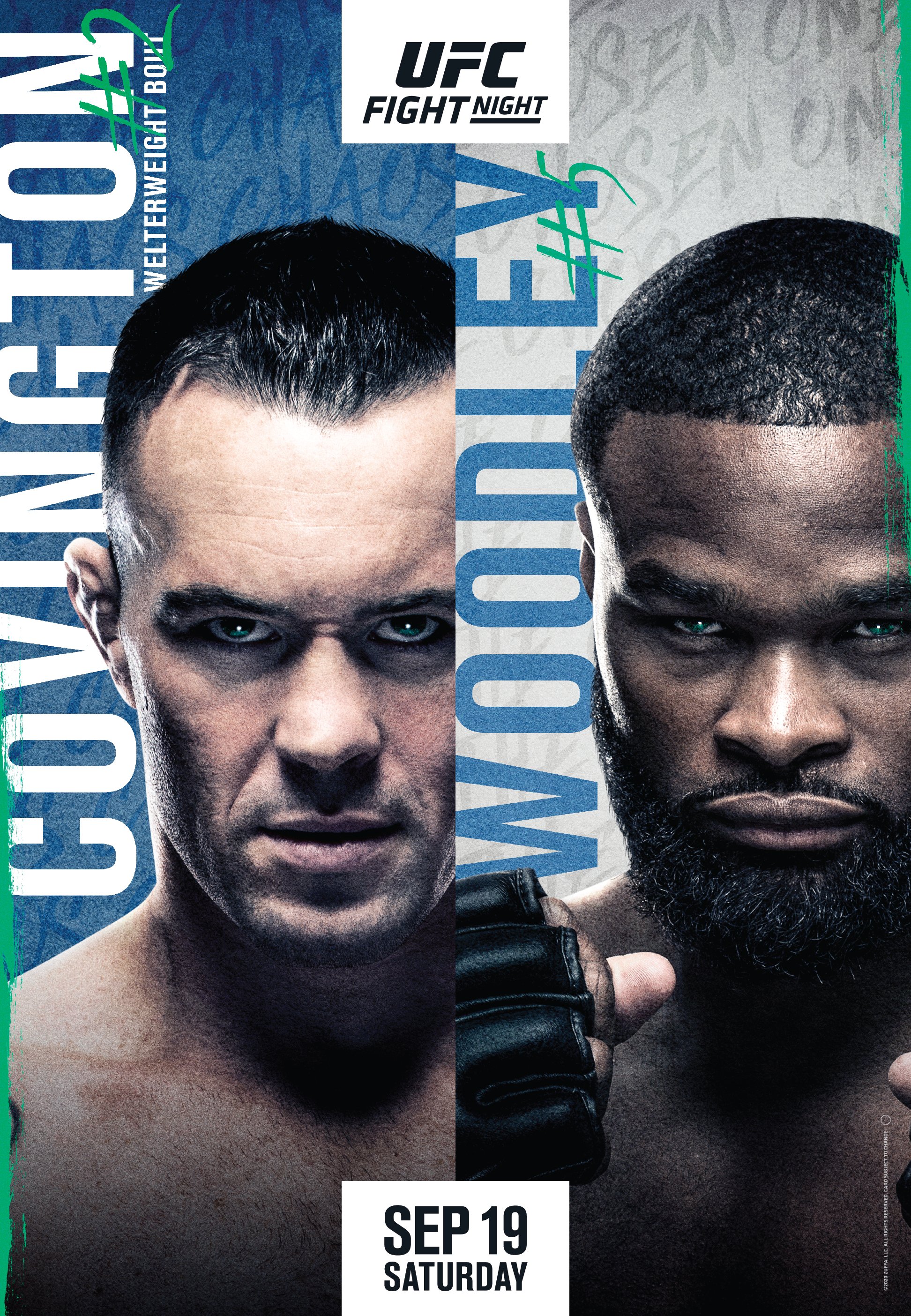 UFC Fight Night 178 Poster September 05, 2020