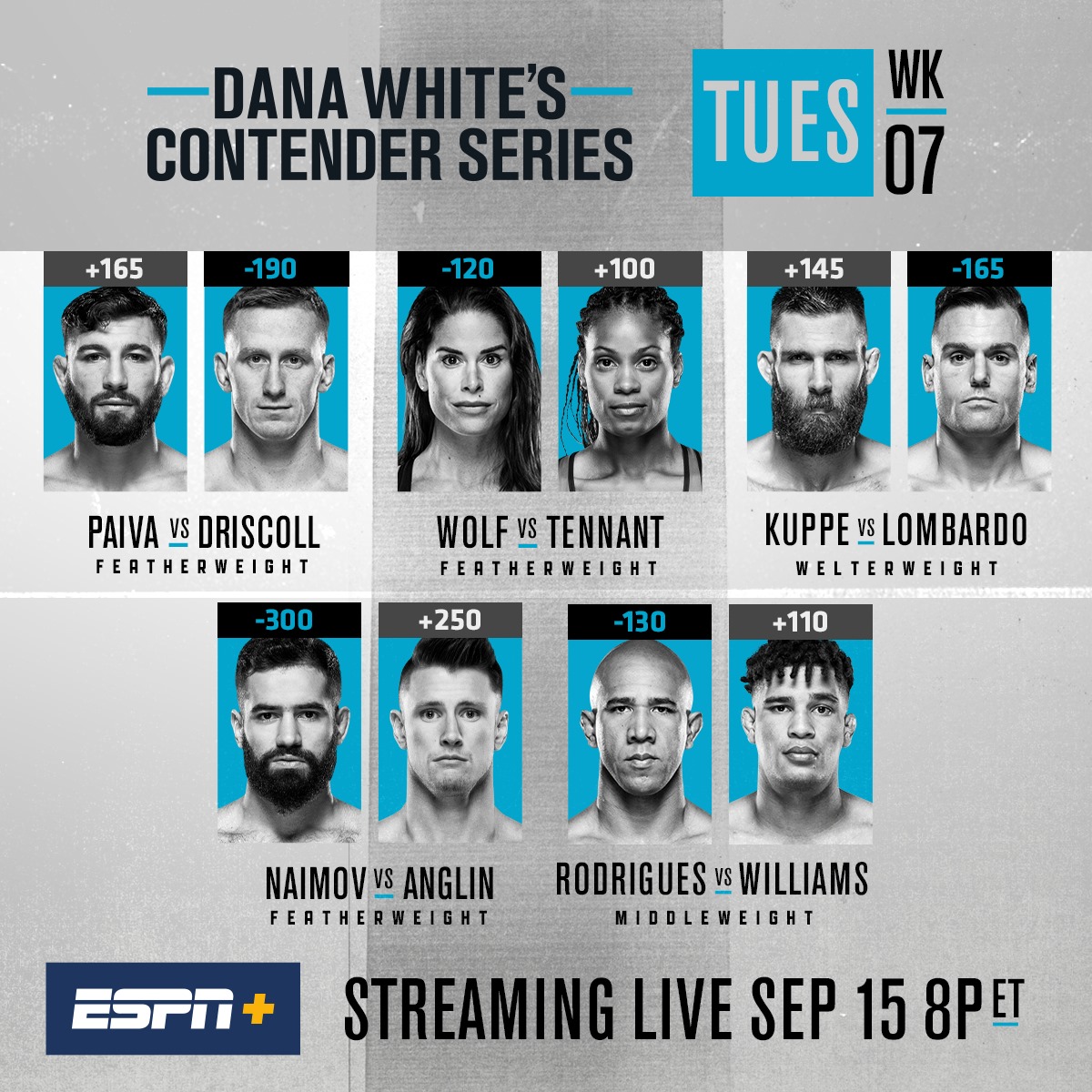 DWCS Season 4 Week 7 Poster September 15, 2020