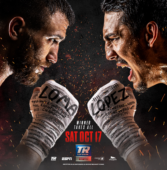 Lomachenko vs. Lopez Poster September 28, 2020