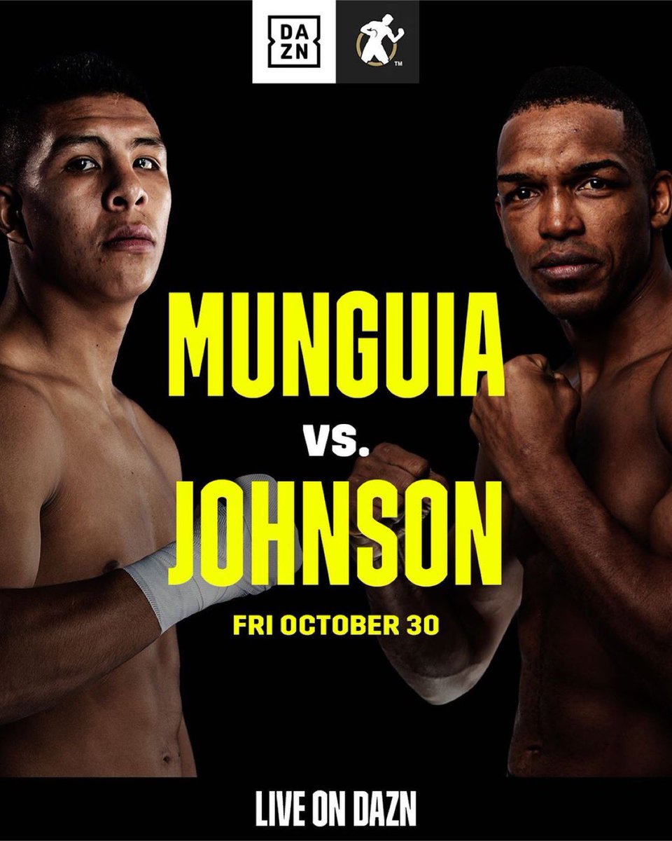 Munguia vs. Johnson Poster September 28, 2020