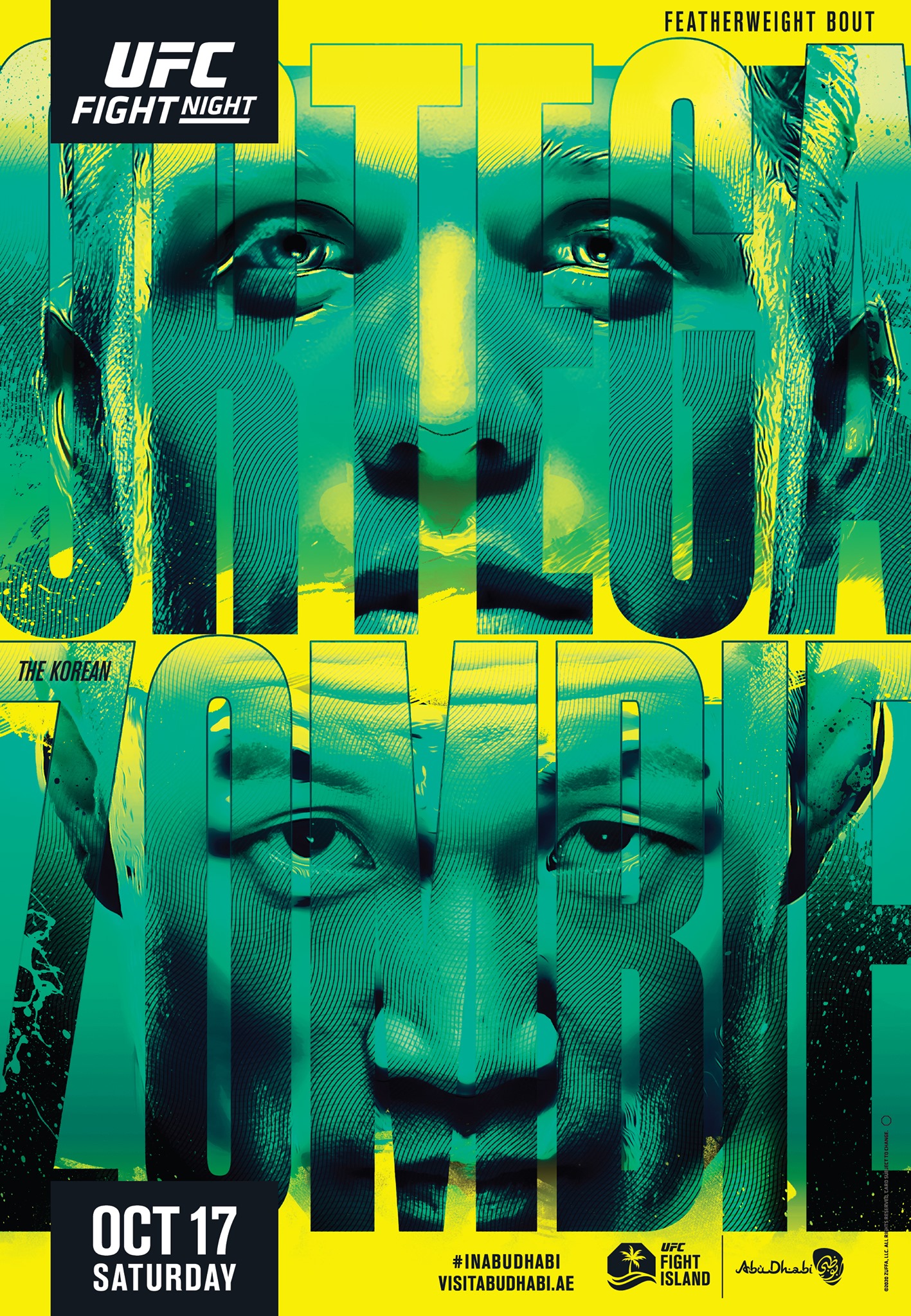UFC Fight Night 180 Poster October 05, 2020