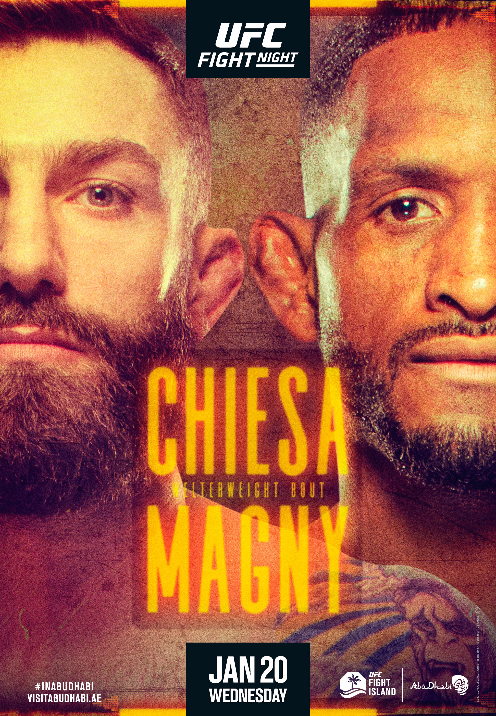 UFC on ESPN 20 Poster January 06, 2021