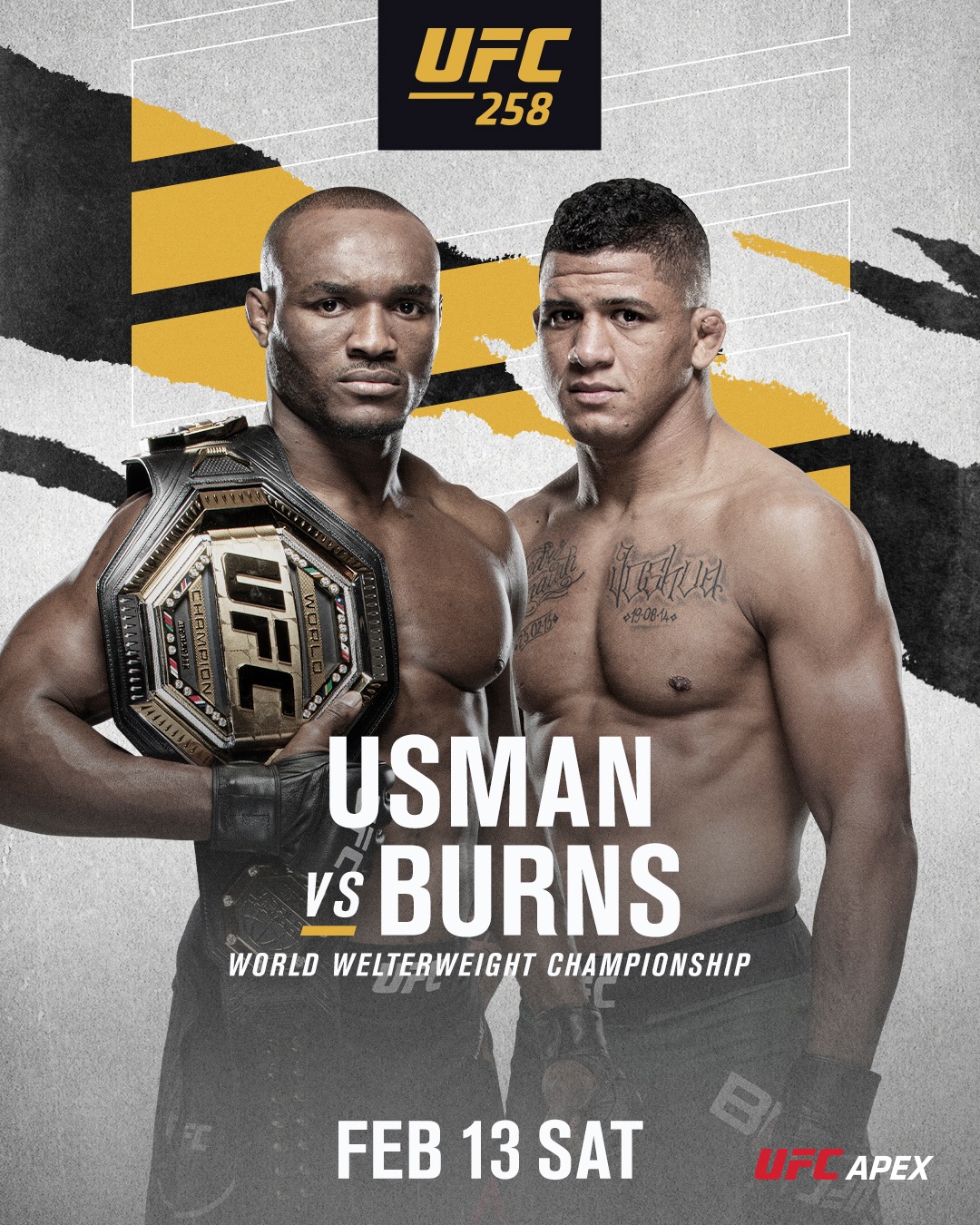 UFC 258 Poster January 22, 2021