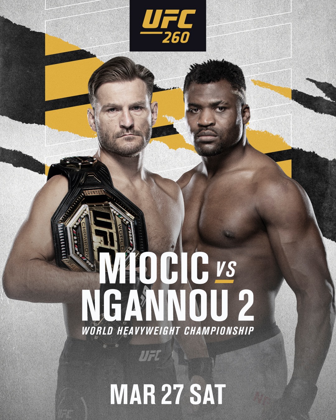 UFC 260 Poster February 24, 2021