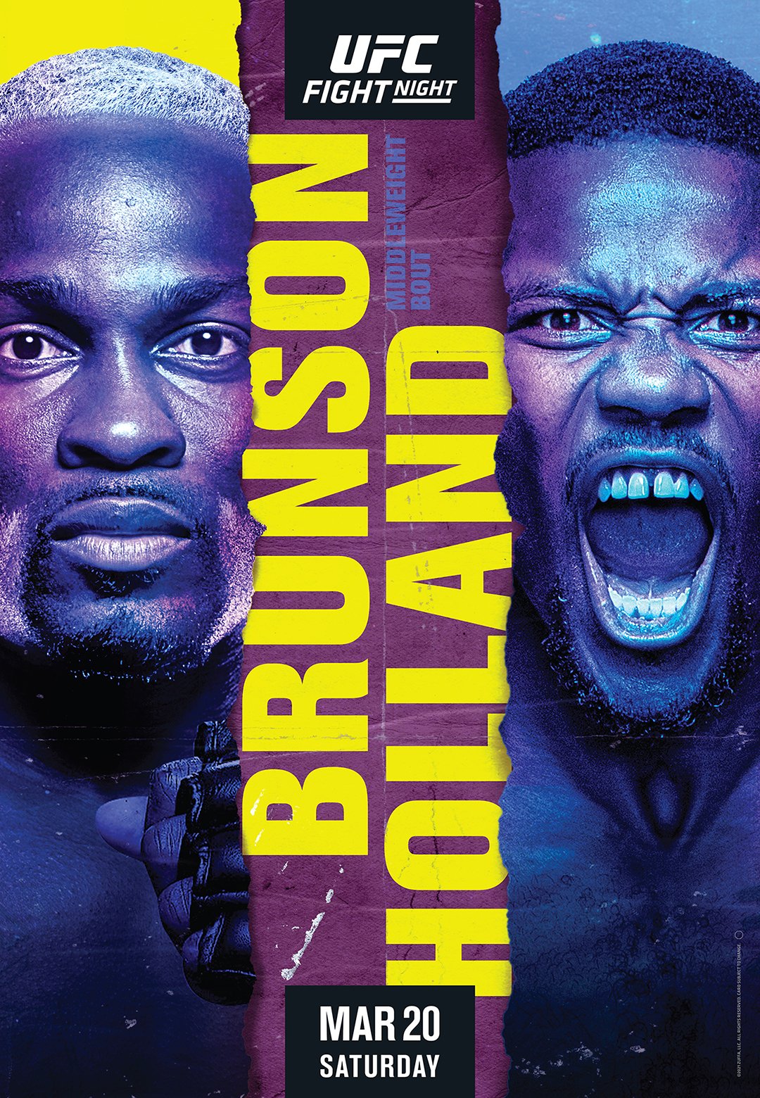 UFC on ESPN 21 Poster March 11, 2021