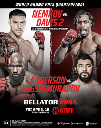 Bellator 257 Poster March 28, 2021