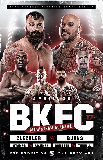 BKFC 17 Poster March 29, 2021