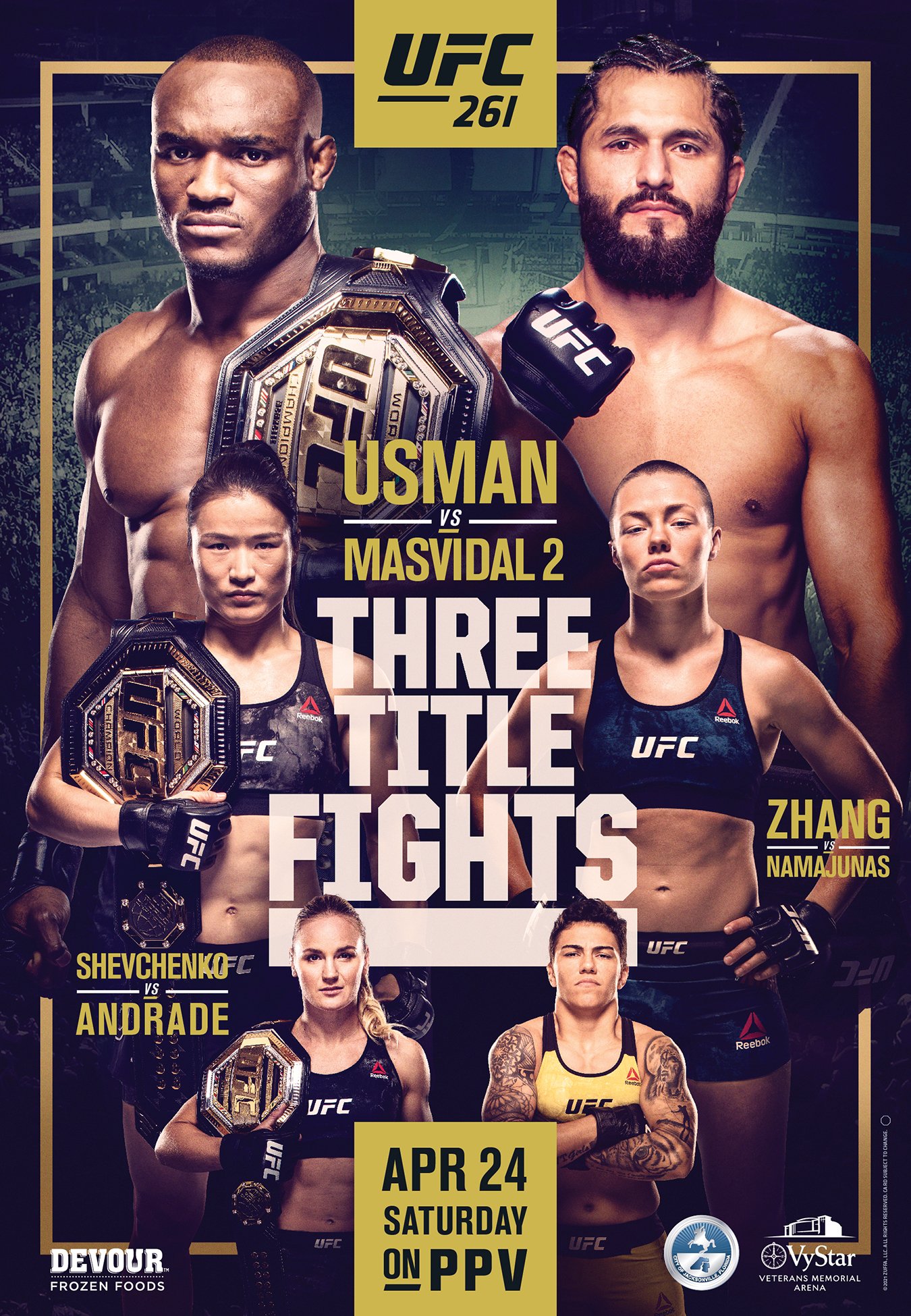 UFC 261 Poster March 30, 2021