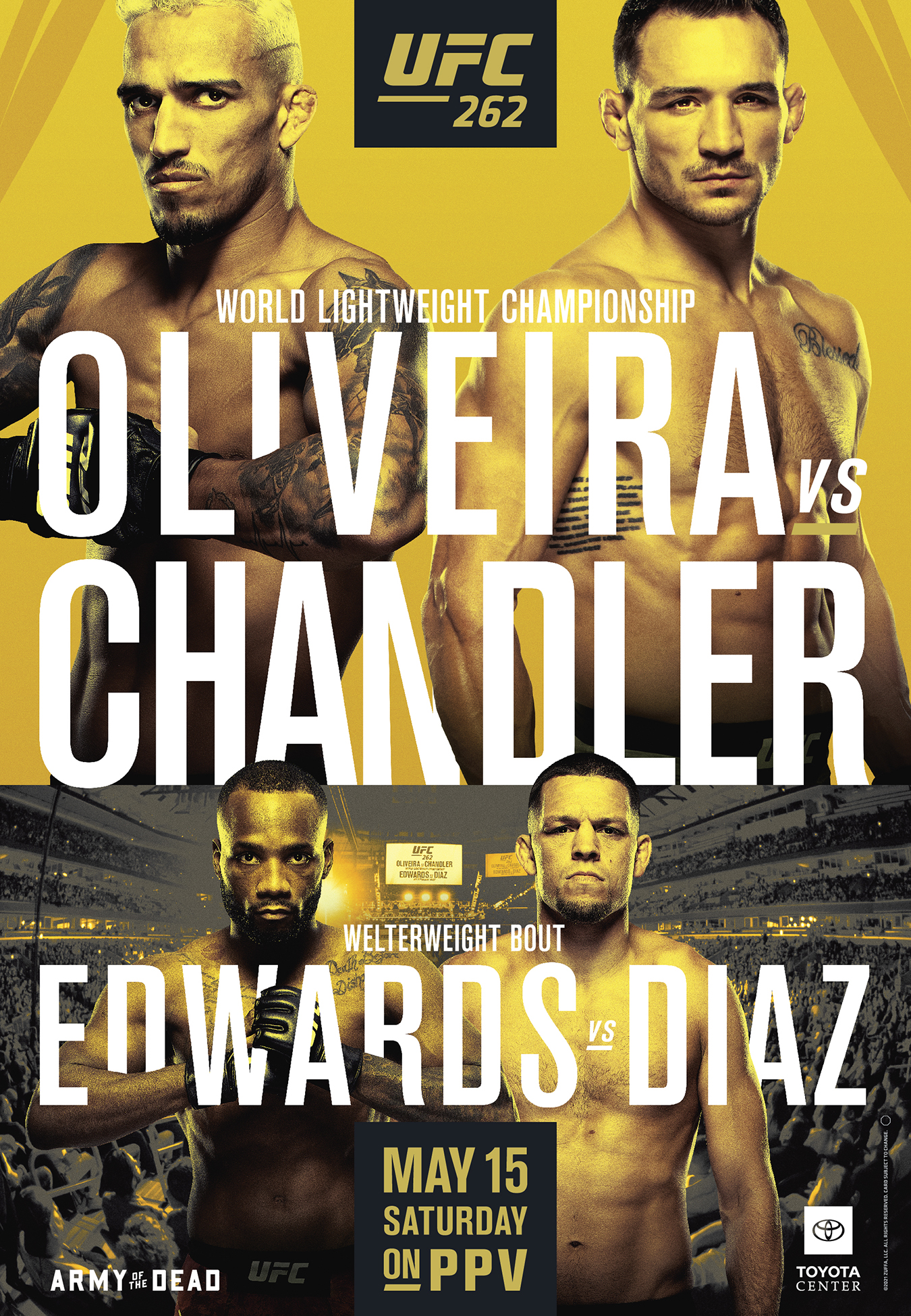UFC 262 Poster April 19, 2021