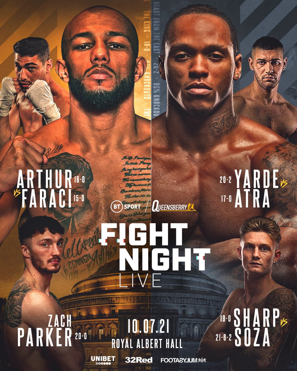 Arthur vs. Faraci Poster June 28, 2021
