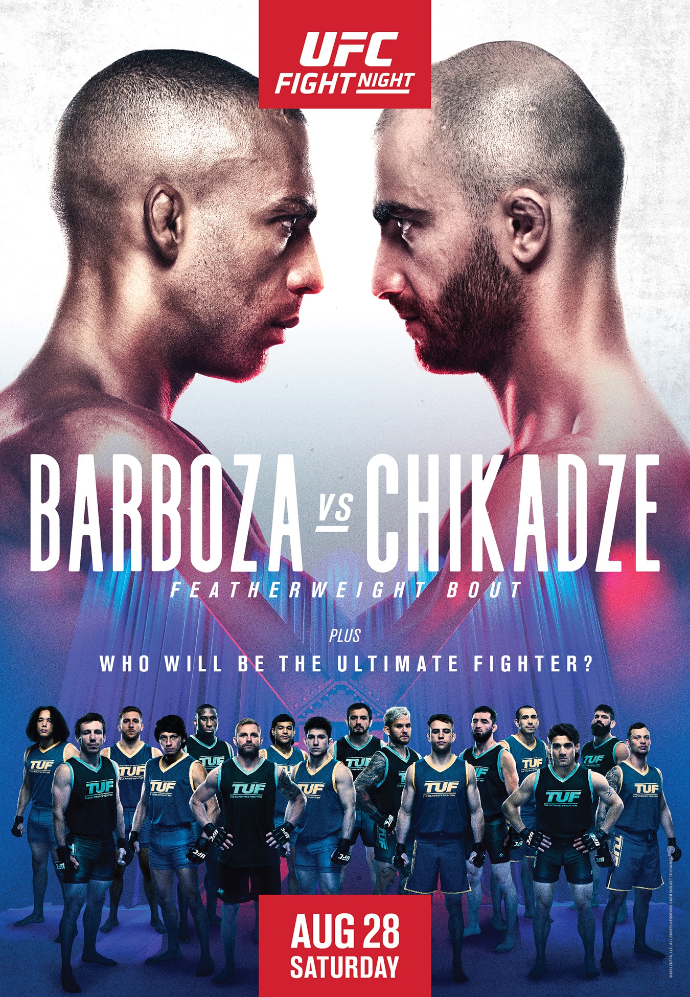 UFC on ESPN 30 Poster August 27, 2021