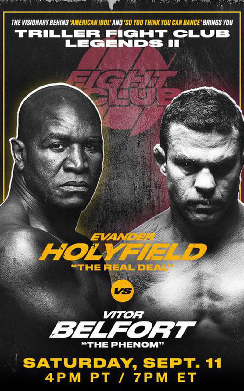 De La Hoya vs. Belfort Poster September 06, 2021