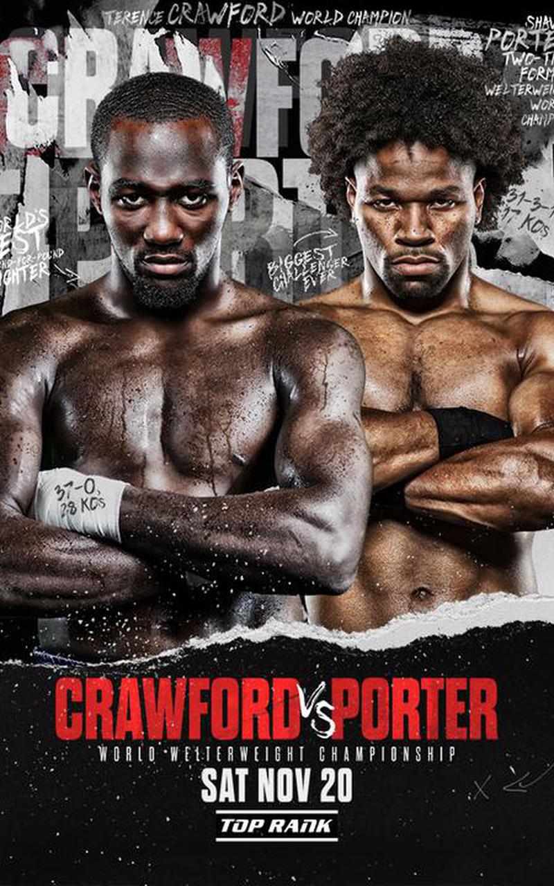 Crawford vs. Porter Poster November 19, 2021