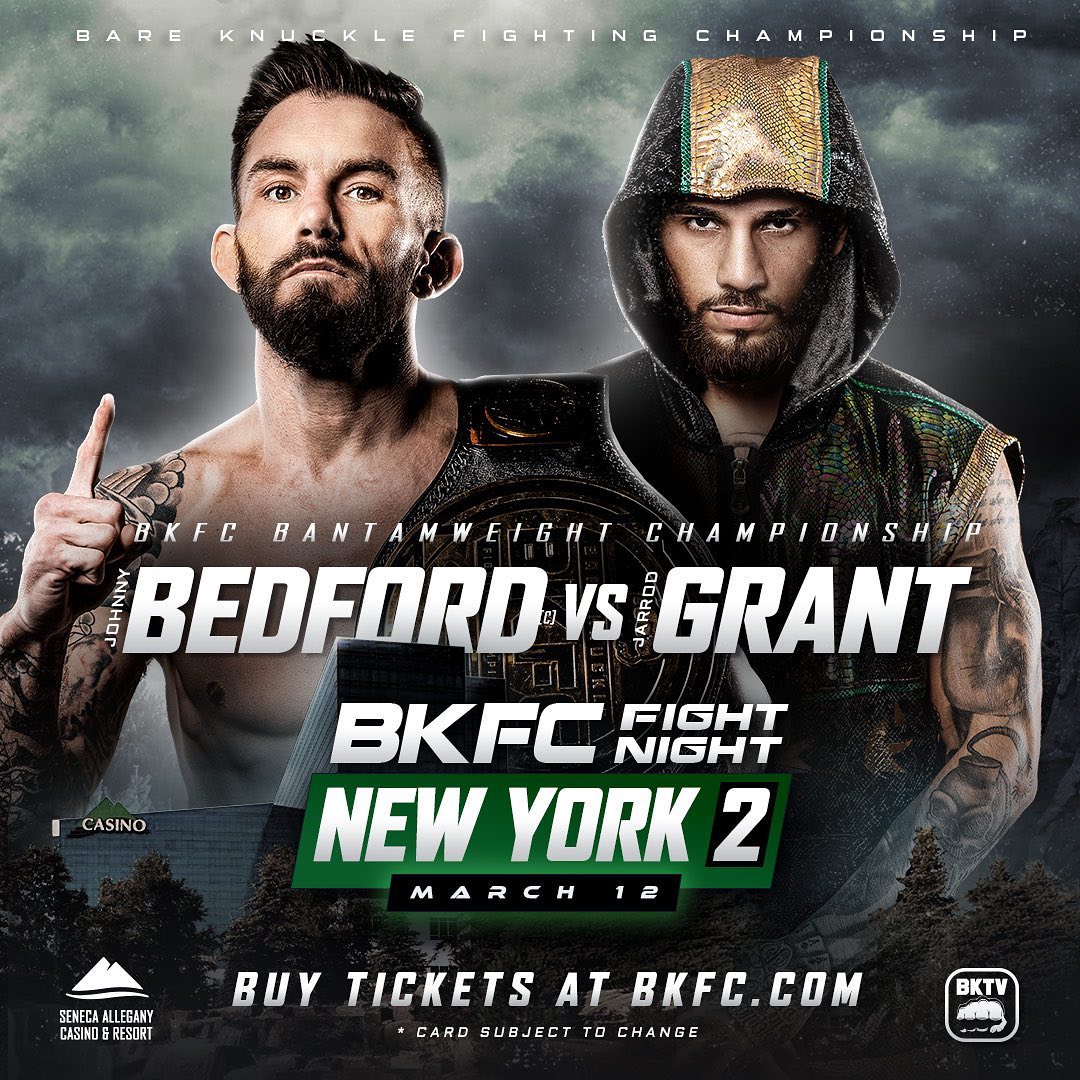 BKFC New York 2 Poster January 23, 2022