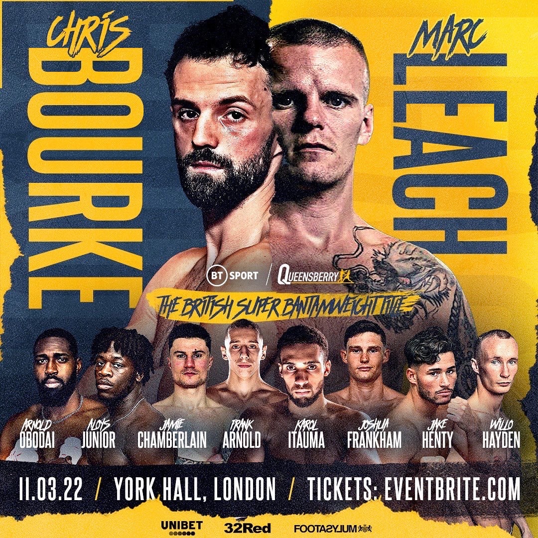 Bourke vs. Leach Poster January 31, 2022