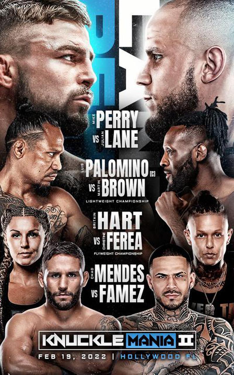 KNUCKLEMANIA II Poster February 13, 2022