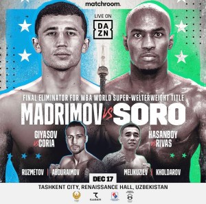 Madrimov vs. Soro Poster March 19, 2022