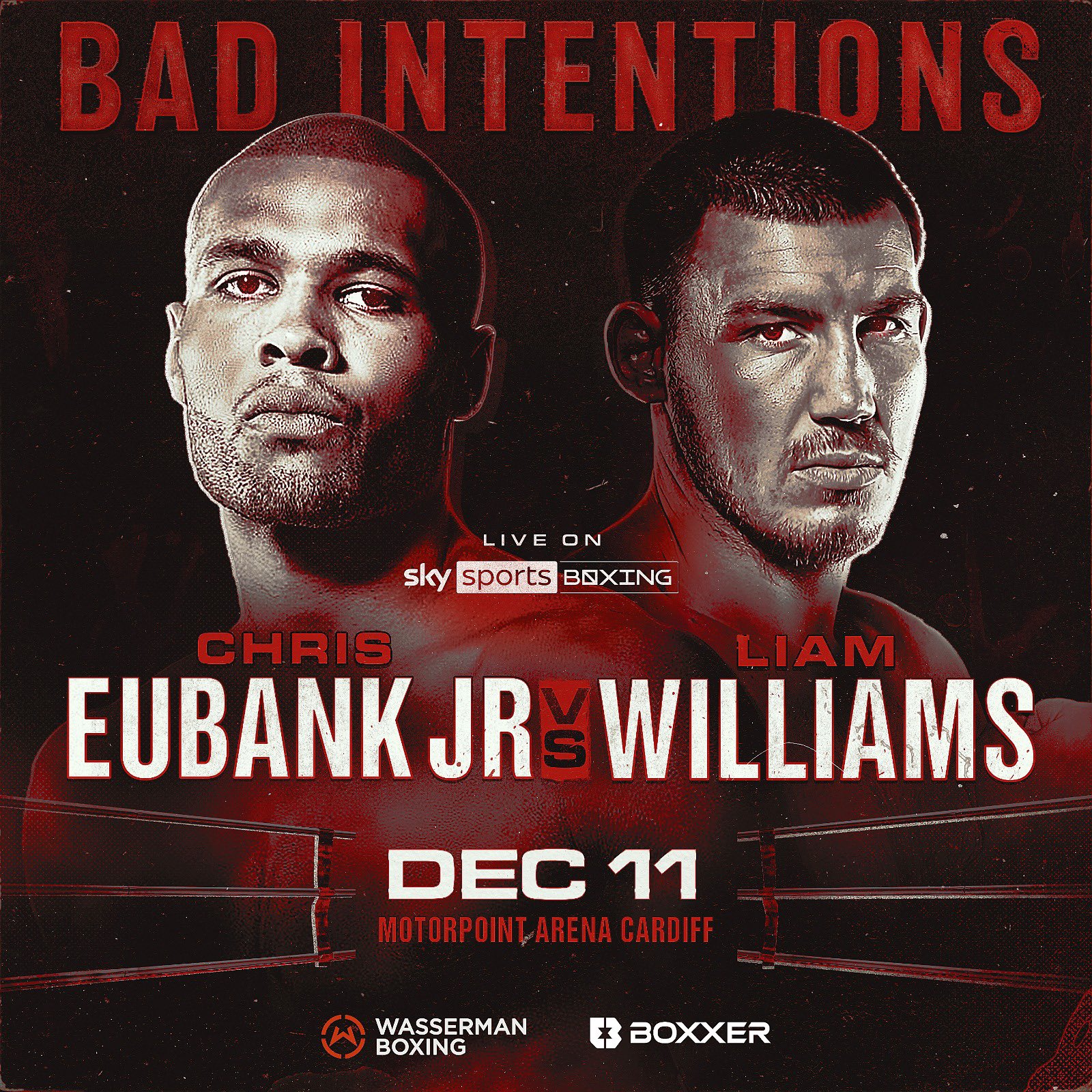 Eubank Jr. vs. Williams Poster March 19, 2022