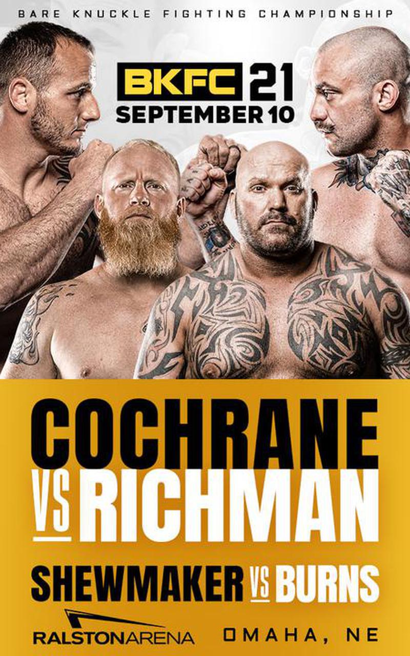 BKFC 21 Poster March 19, 2022