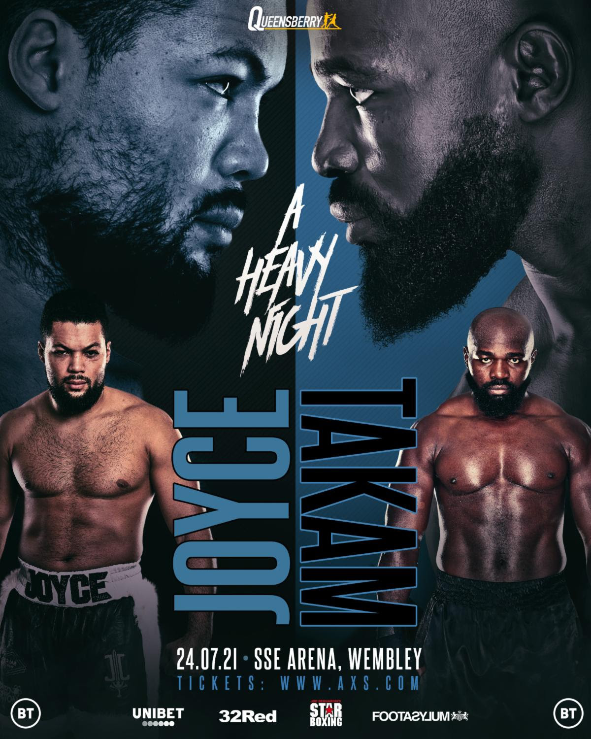 Joyce vs. Takam Poster March 23, 2022