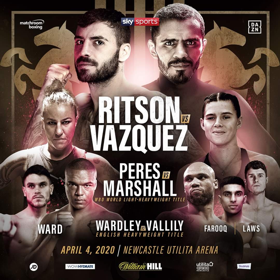 Ritson vs Vazquez Poster March 27, 2022