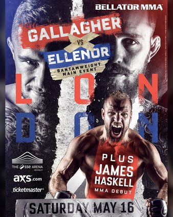 Bellator London - Gallagher vs. Ellenor Poster March 30, 2022