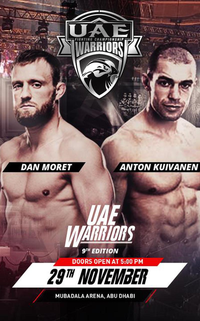 UAE Warriors 9 Poster April 06, 2022