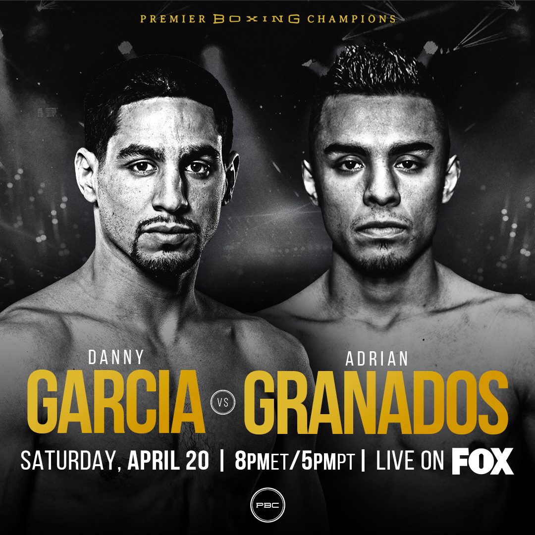 Danny Garcia vs. Adrian Granados Poster April 28, 2022