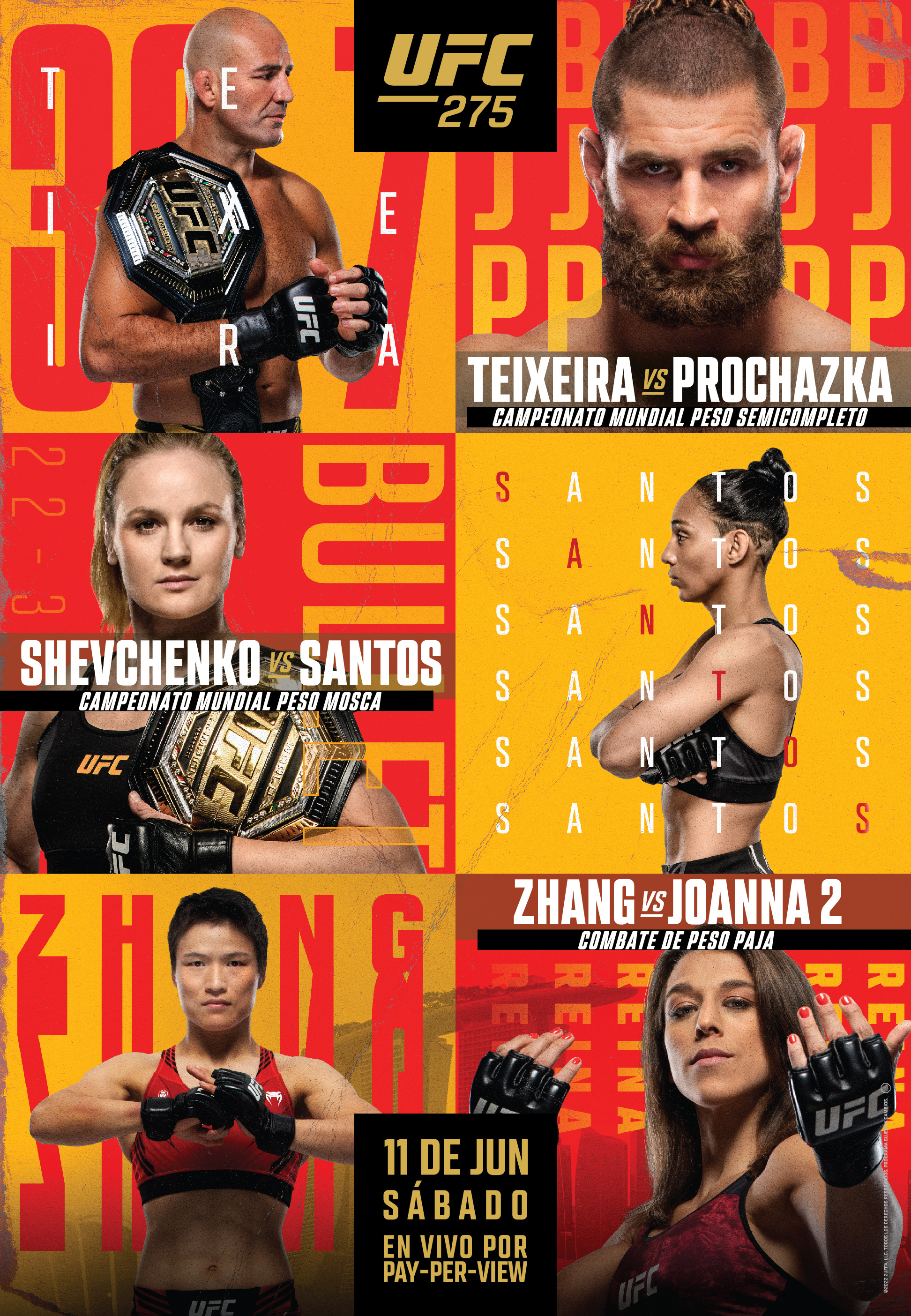 UFC 275 Poster June 05, 2022