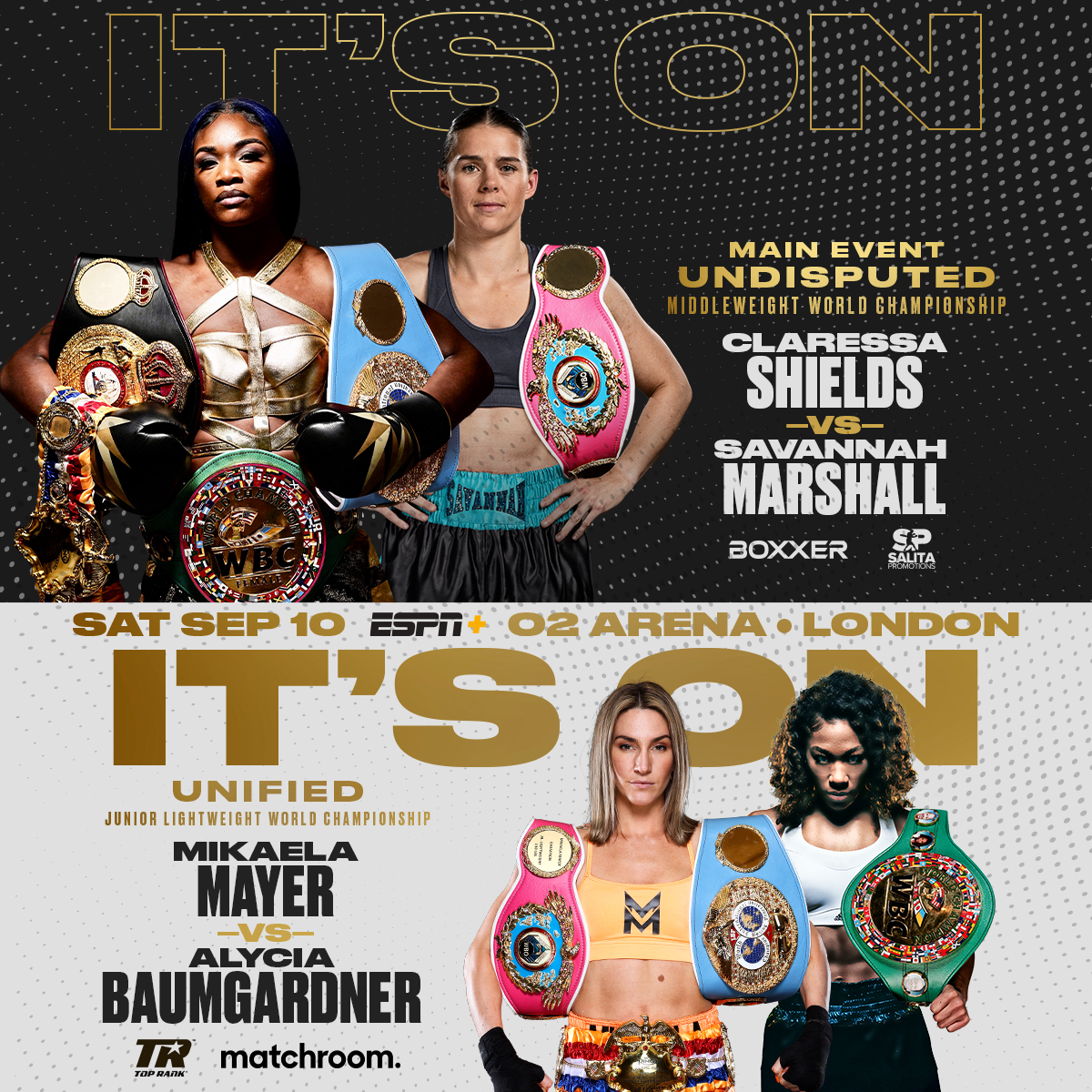 Shields vs. Marshall Poster July 11, 2022