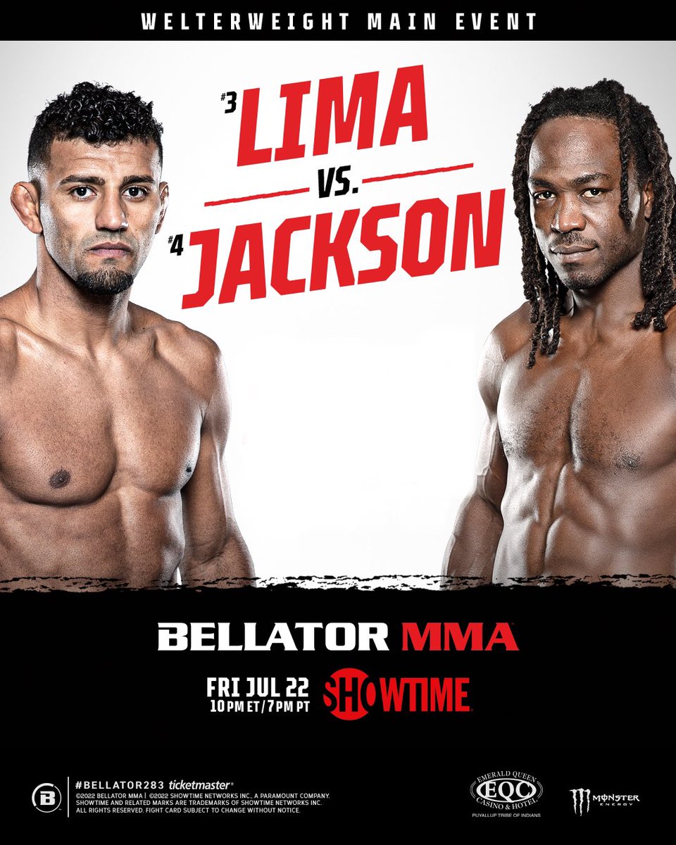 Bellator 283 Poster July 20, 2022