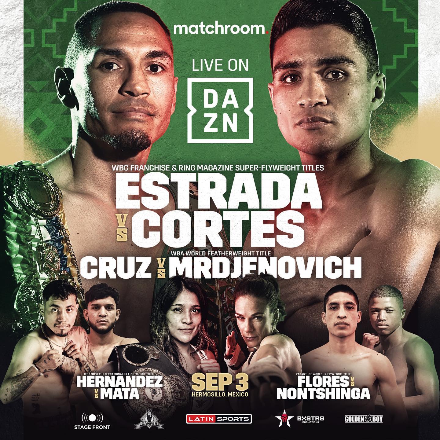 Estrada vs. Cortes Poster August 22, 2022