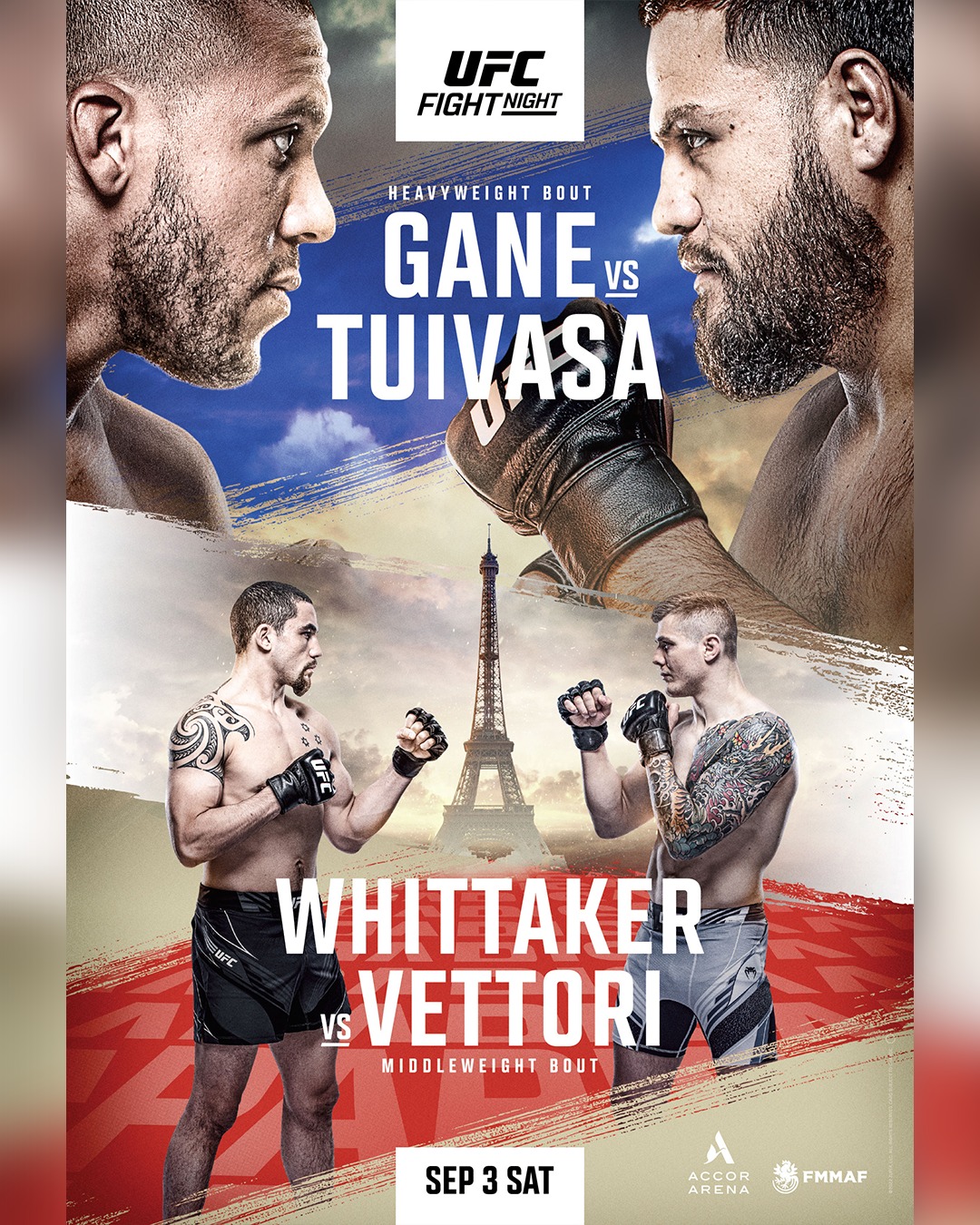 UFC Fight Night 209 Poster August 23, 2022