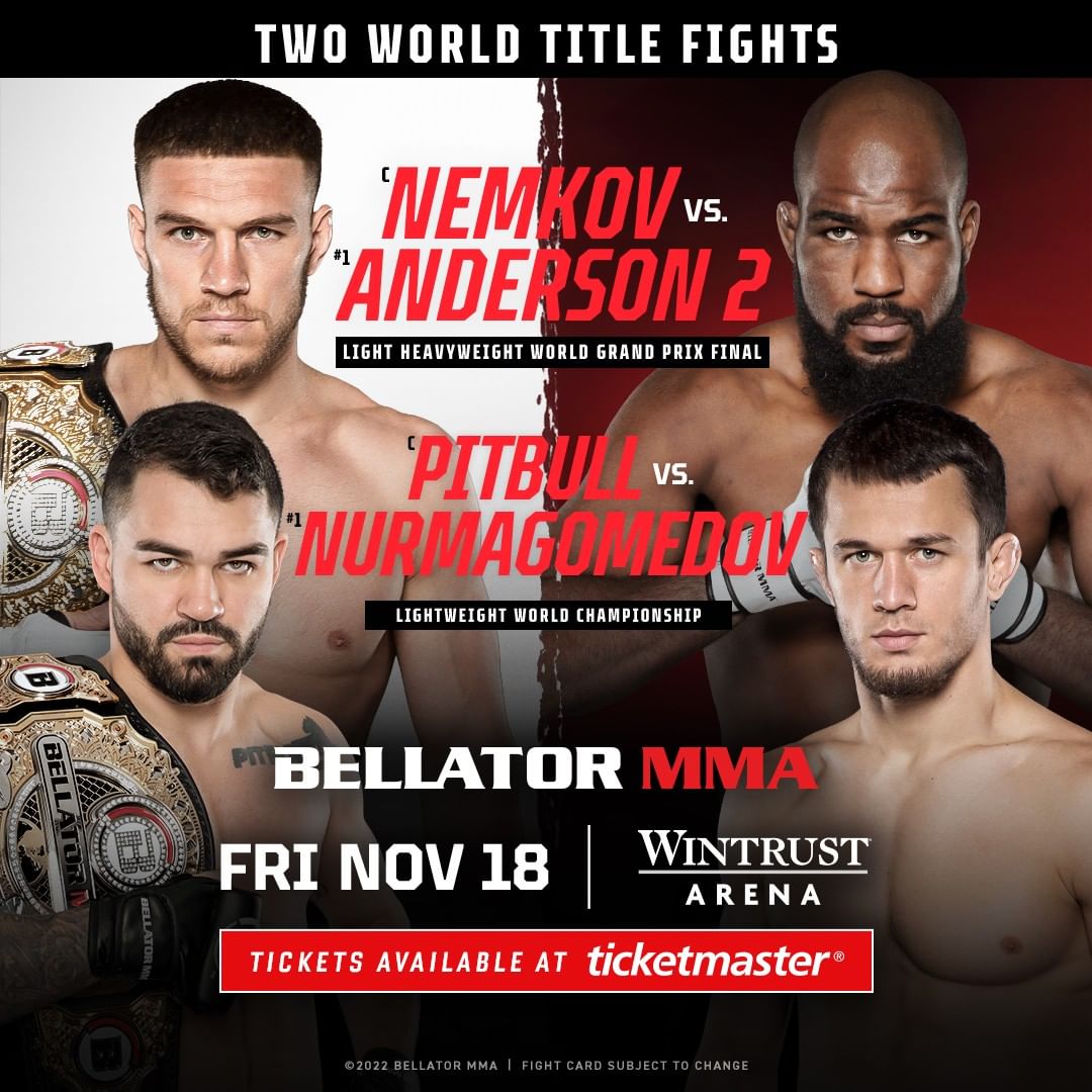Bellator 288 Poster September 04, 2022