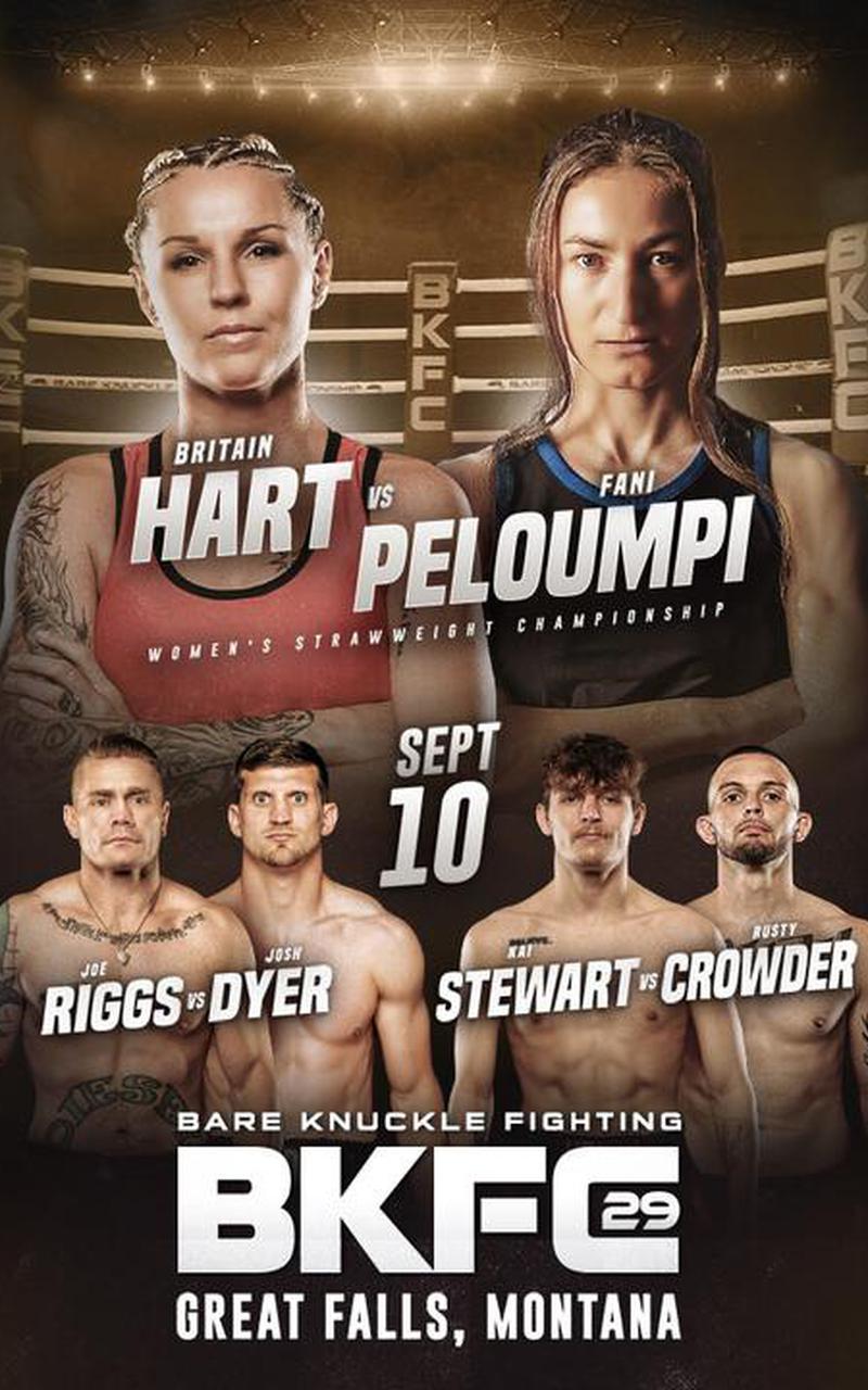 BKFC 29 Montana 2 Poster September 05, 2022