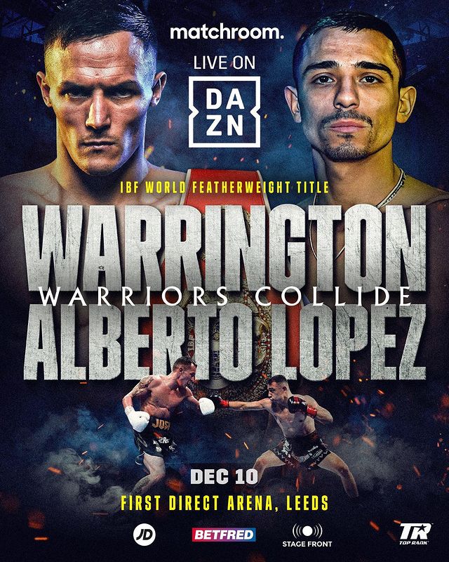 Warrington vs. Lopez Poster September 25, 2022
