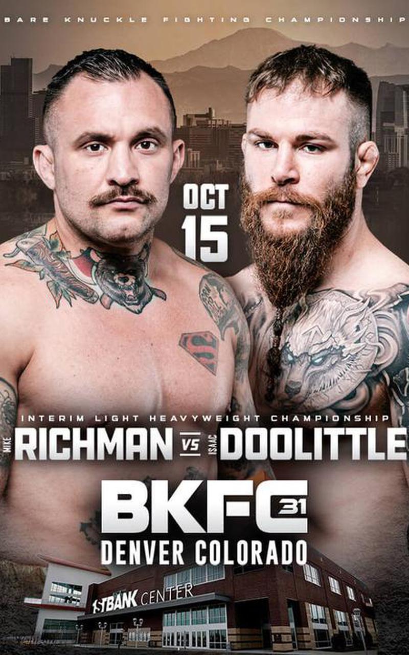 BKFC 31 Poster October 03, 2022