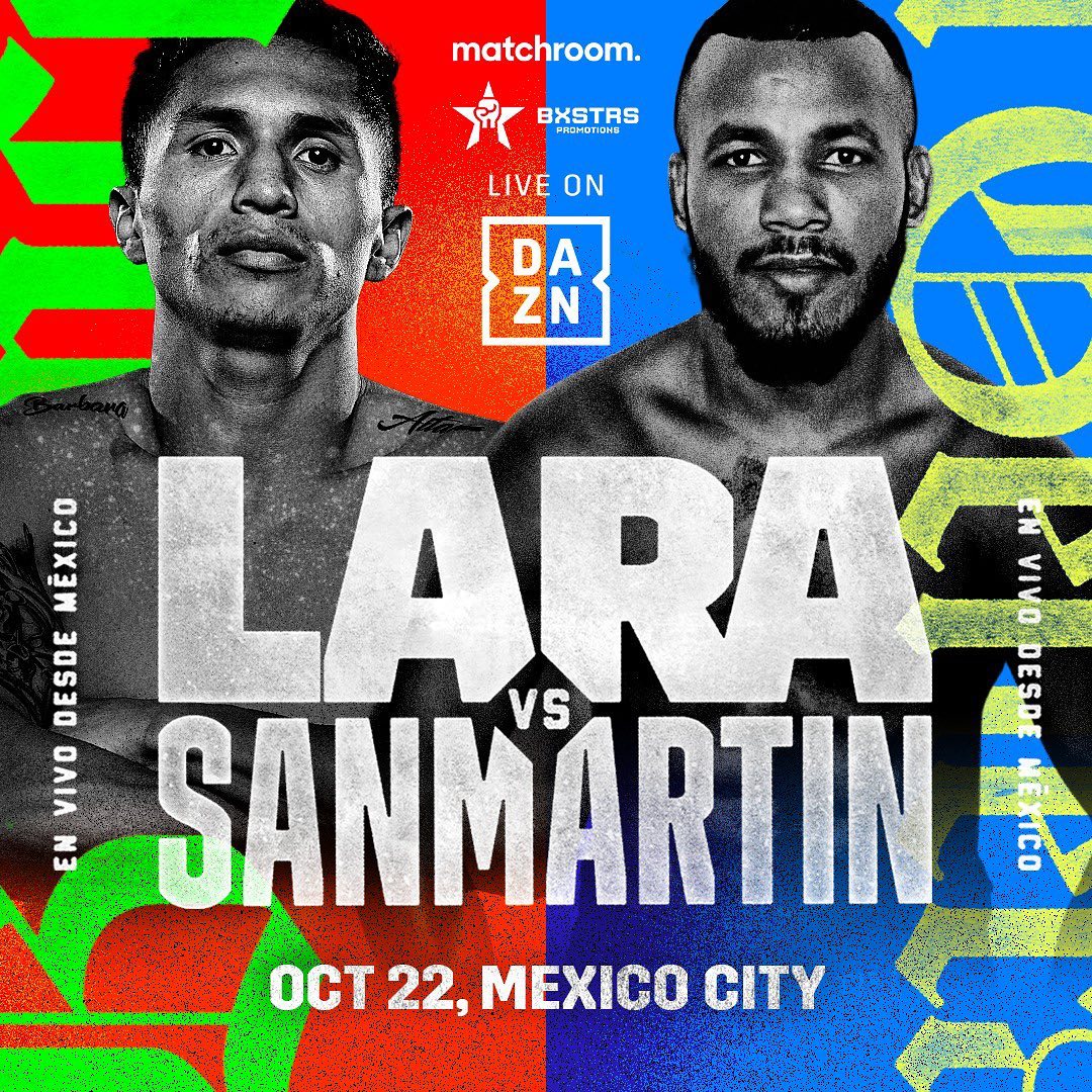 Lara vs. Sanmartin Poster October 09, 2022