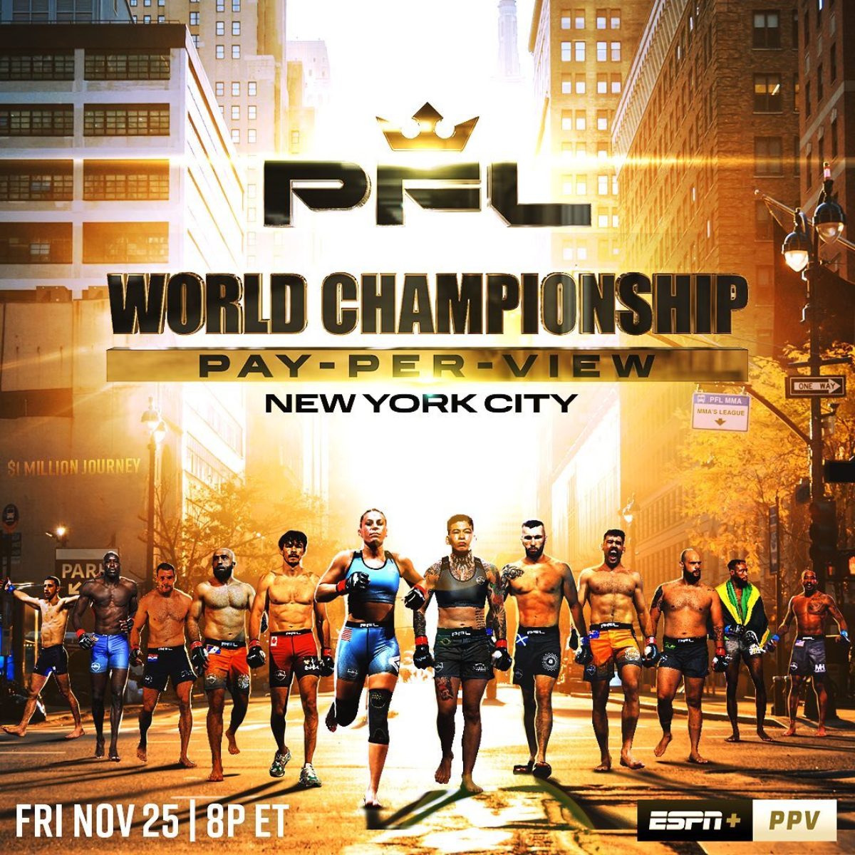 PFL 2022 World Championship Poster November 21, 2022