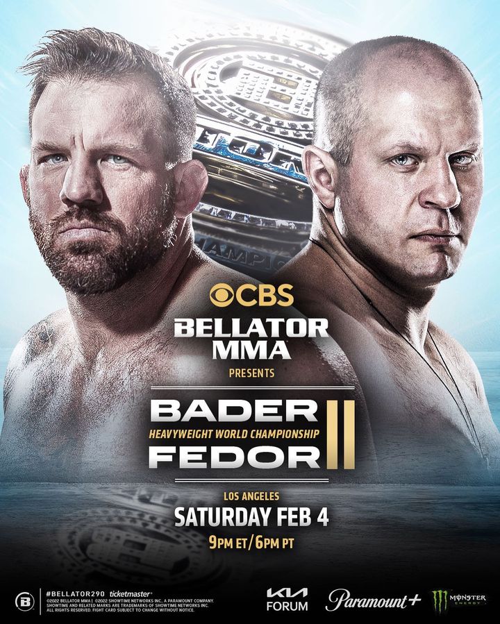 Bellator 290 Poster November 27, 2022