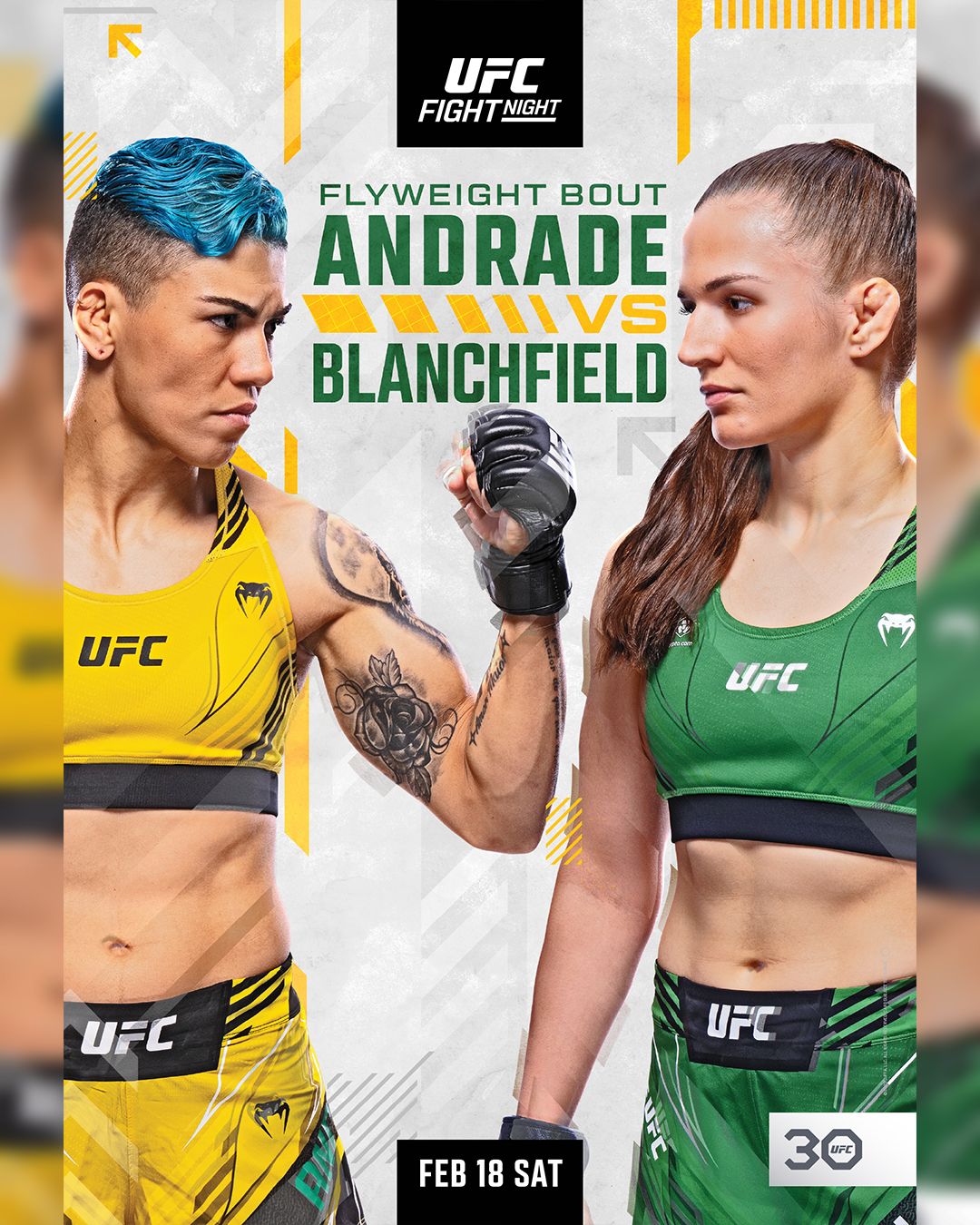 UFC Fight Night 219 Poster February 14, 2023