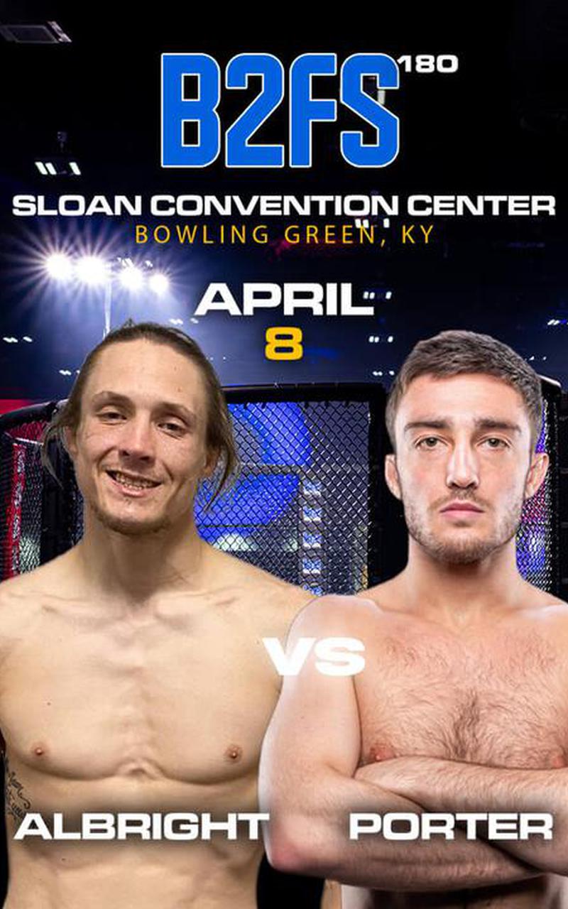 B2 Fighting Series 180 - Bowling Green, KY Poster March 27, 2023