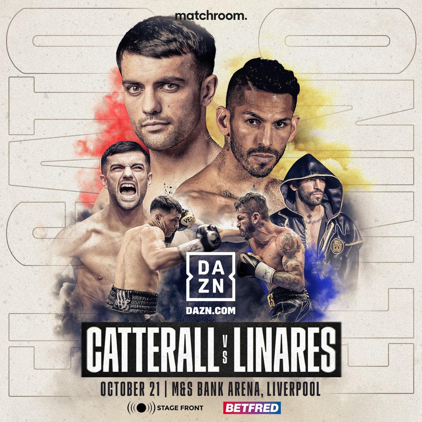 Catterall vs. Linares Poster August 06, 2023