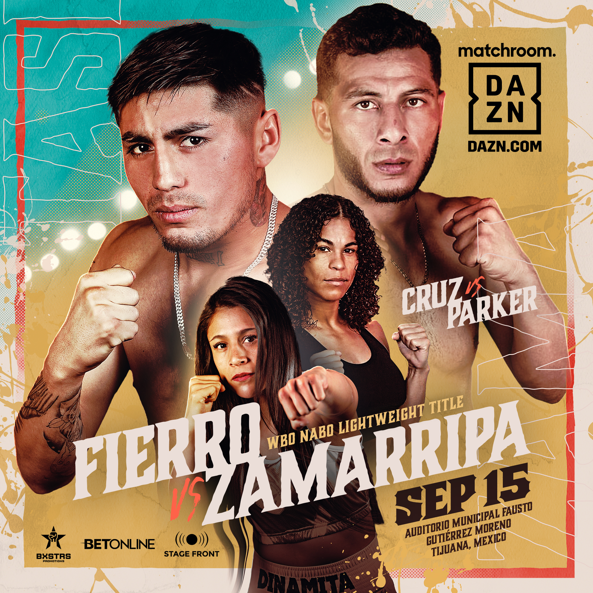 Fierro vs. Zammaripa Poster August 13, 2023